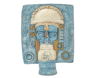 Lot 422 - A Troika pottery 'Aztec Mask'.