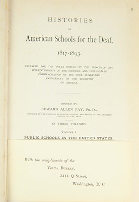 Lot 40 - (Presentation Copies) Edward Allen Fay