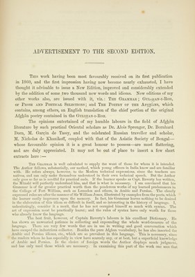 Lot 12 - (Afghanistan) Major H. G. Raverty