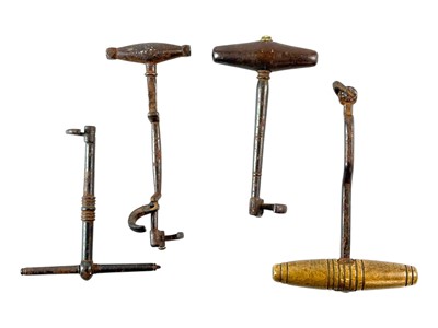 Lot 117 - Four tooth keys.