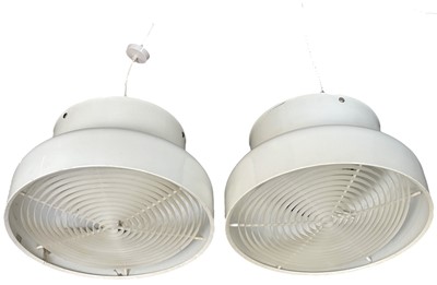 Lot 475 - Anders Pehrson, A pair of Swedish 'Bumling' hanging light pendants.