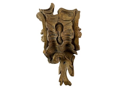 Lot 37 - A carved pine rococo corbel or mount.