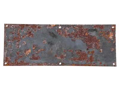 Lot 36 - A Rowntree's pastilles enamel sign.