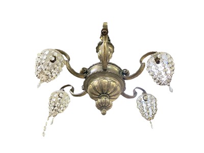 Lot 844b - A six branch electrolier.