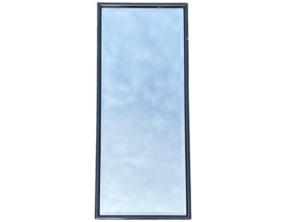 Lot 488 - A large rectangular mirror.