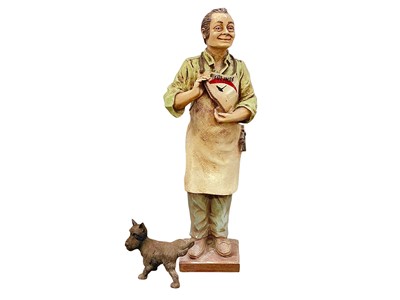 Lot 7 - A resin Pikolinos advertising figure of a cobbler.