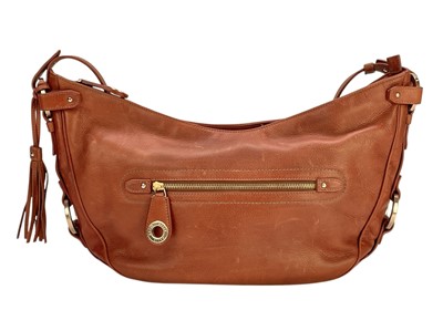 Lot 292 - A Bally brown calf leather shoulder bag.