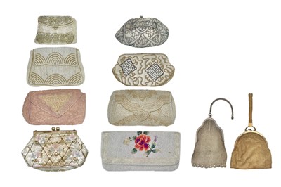 Lot 296 - A collection of beaded purses and handbags.
