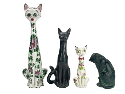 Lot 439 - An Austin Productions resin cat sculpture.