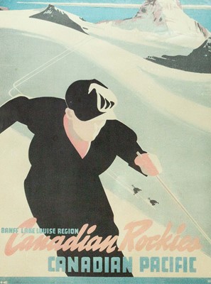 Lot 309 - A Canadian Rockies Canadian Pacific poster