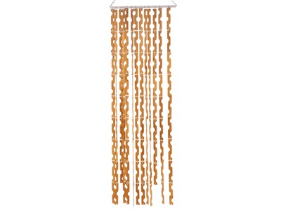Lot 446 - A Finnish pine door curtain.