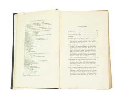Lot 14 - (Signed Presentation Copy) Baron Charles Hugel and Major T. B. Jervis