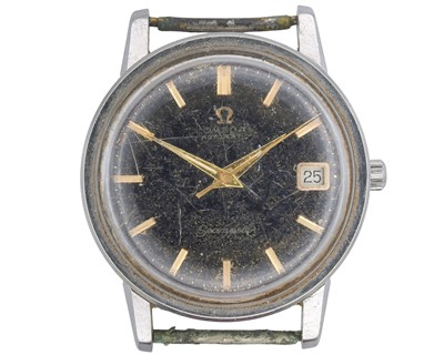 Lot 1088 - OMEGA - A Seamaster automatic stainless steel gentleman's calendar wristwatch ref. 166.003.