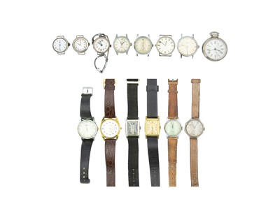 Lot 1158 - A collection of mechanical watches for repairs or spares.