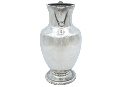 Lot 5 - GEORG JENSEN - A rare early 20th century silver pitcher, no. 5A.
