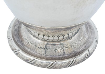 Lot 5 - GEORG JENSEN - A rare early 20th century silver pitcher, no. 5A.