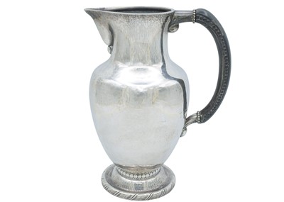 Lot 5 - GEORG JENSEN - A rare early 20th century silver pitcher, no. 5A.
