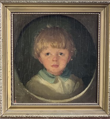 Lot 1174 - P. NORTON Head of a Boy and to verso a similar...