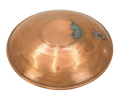 Lot 10 - Francis 'Bert' Cargeeg, a hand wrought copper bowl.