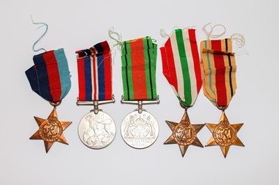 Lot 204 - Medals: World War 2 Medal group of 5 medals...