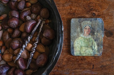 Lot 3 - Miniature Georgian portrait panel