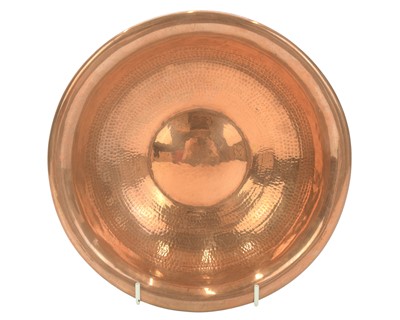 Lot 9 - Francis 'Bert' Cargeeg, a hand wrought copper bowl.