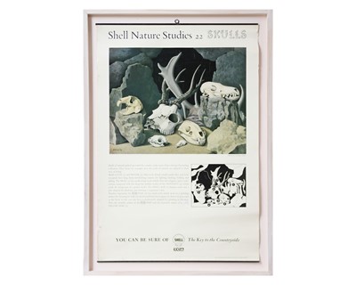 Lot 24 - Three framed shell guide posters.