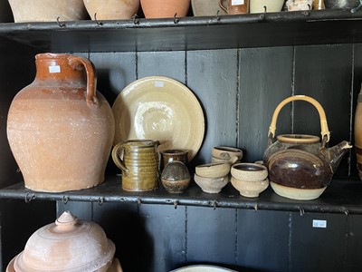 Lot 547 - Terracotta and Leach standard ware