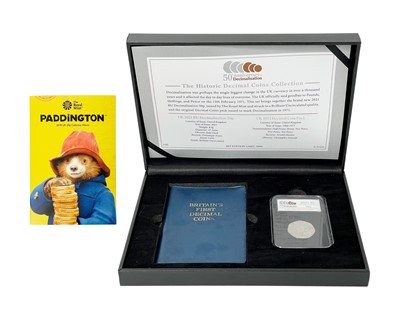 Lot 188 - GB - A cased 50th Anniversary of Decimalisation special issue 2021 50p and 1971 decimal coin pack set.
