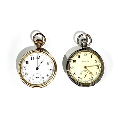 Lot 2517 - A Vertex silver cased Swiss made pocket watch,...