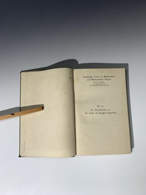 Lot 1208 - GODFREY HAROLD HARDY (Cambridge Mathematician)...