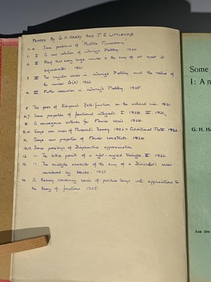 Lot 1208 - GODFREY HAROLD HARDY (Cambridge Mathematician)...
