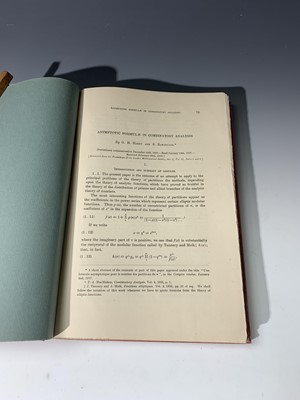 Lot 1208 - GODFREY HAROLD HARDY (Cambridge Mathematician)...