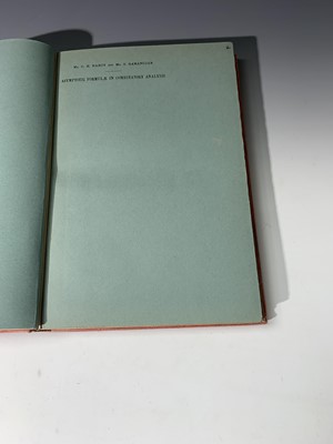 Lot 1208 - GODFREY HAROLD HARDY (Cambridge Mathematician)...