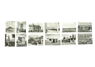 Lot 457 - 1940s Photographs of Cornwall and other places contained in two folders.