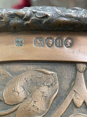 Lot 21 - A pair of Victorian electrotype copper plaques.