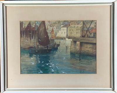 Lot 130 - James Scrimgeour MANN (1883-1946) Polperro...