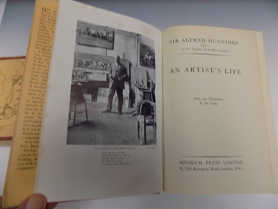 Lot 1226 - SIR ALFRED MUNNINGS "The Autobiography" 3 Vols,...