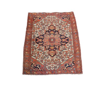 Lot 462 - A Sarough rug, West Persia, the ivory field...