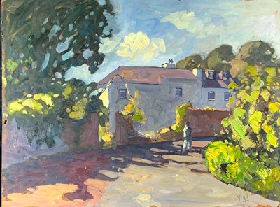 Lot 140 - Bob VIGG (1932-2001) The Fallen Wall Oil on...