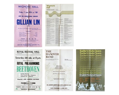 Lot 182 - Concert and Recital Posters
