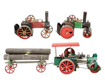 Lot 162 - An early Mamod TE1 steam traction engine.