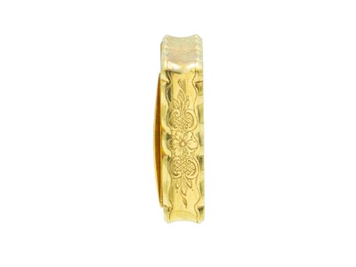 Lot 3 - A good 19th-century high-purity gold snuff box.