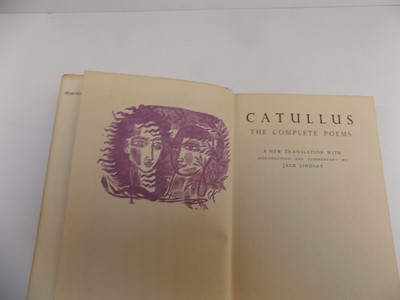 Lot 1243 - CATULLUS. "The Complete Poems." trans Jack...