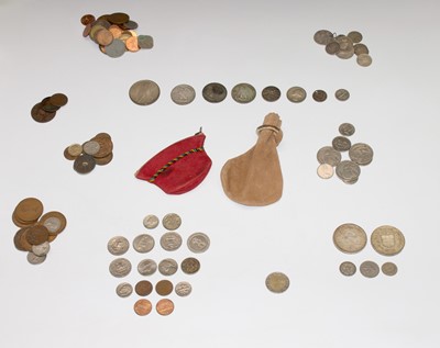Lot 8 - Misc world coins, including USA 1923 silver...