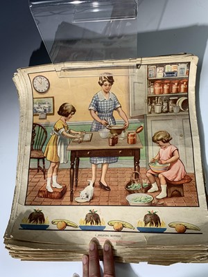 Lot 1253 - NURSERY SCHOOL EDUCATIONAL activity posters. A...