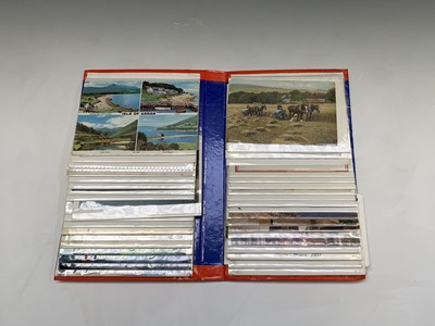 Lot 809 - Postcards: An early disbound postcard album...