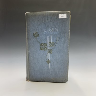 Lot 810 - Postcards: A large Edwardian post card album...