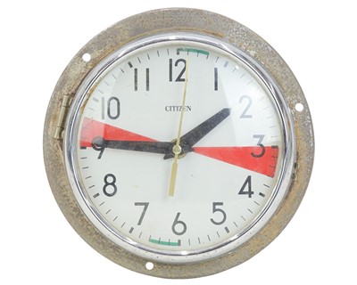 Lot 890 - A Citizen ship's radio room clock.