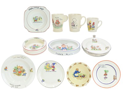 Lot 330 - A collection of nursery china.